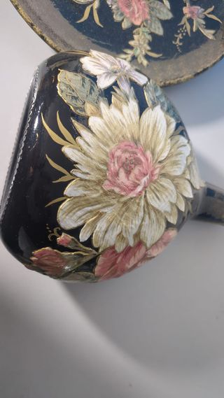 Conjunto Cerámica Decorativa Pintada