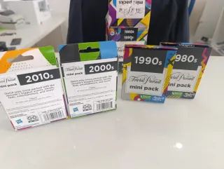 Trivial Pursuit Mini Packs (Varias Décadas)