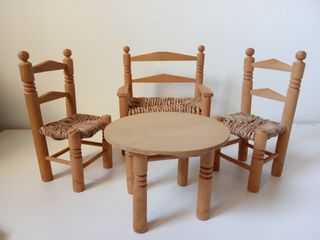 Conjunto Muebles Juguete Antiguos