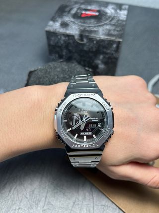 Reloj Casio G-Shock Negro Correa Acero