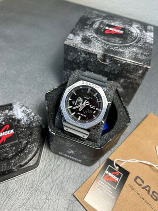 Reloj Casio G-Shock Negro Correa Acero
