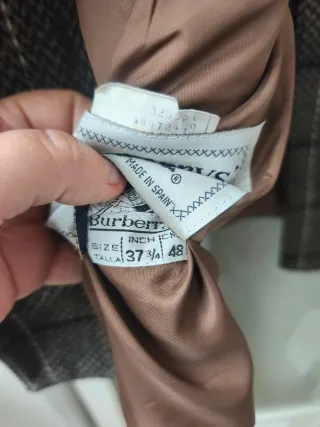 Abrigo Burberry Talla L