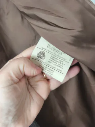 Abrigo Burberry Talla L