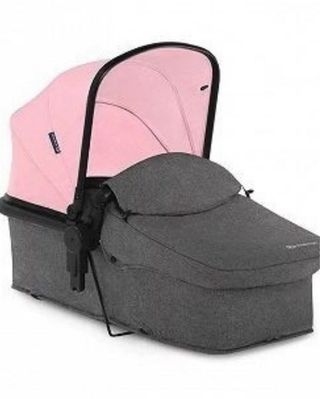 Cochecito de bebé rosa 3 piezas