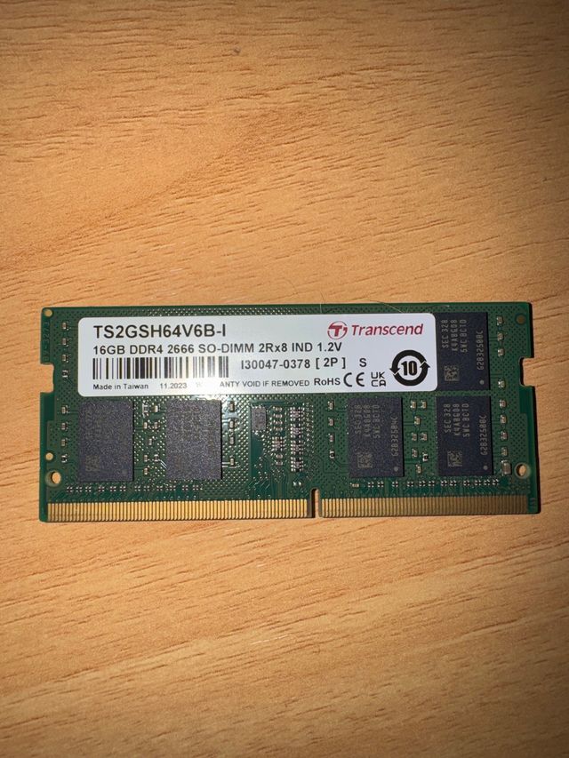 Transcend 16GB DDR4 2666 SO-DIMM RAM