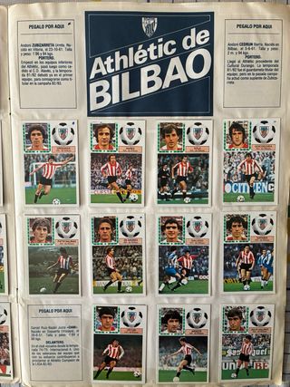 Álbum de Cromos de la Liga 83-84 1ª División