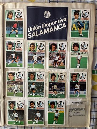 Álbum de Cromos de la Liga 83-84 1ª División