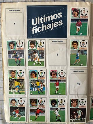 Álbum de Cromos de la Liga 83-84 1ª División