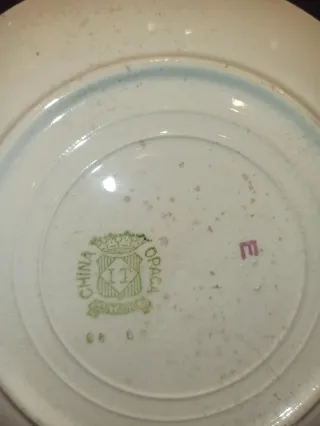 Plato antiguo China Opaca Santander