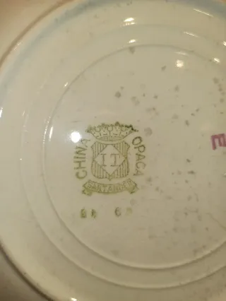 Plato antiguo China Opaca Santander