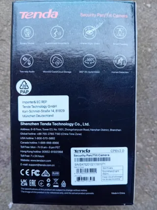 Cámara Seguridad Tenda CP6 2K Super HD