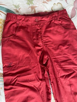 Pantalón Simond escalada rojo T40 Nuevo