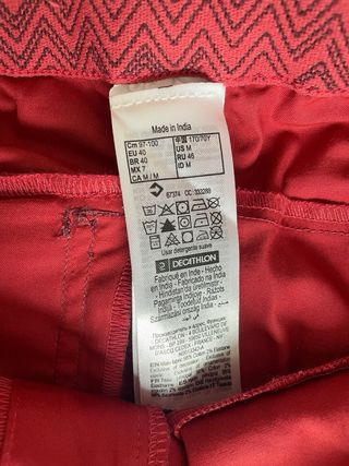 Pantalón Simond escalada rojo T40 Nuevo