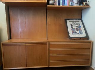 Mueble modular madera pino