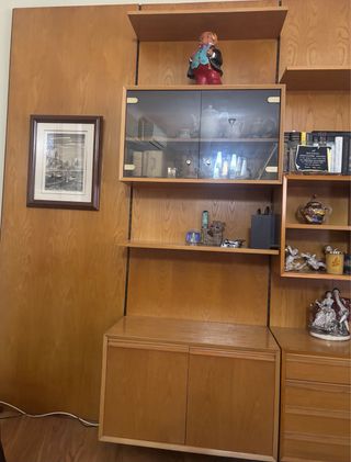 Mueble modular madera pino