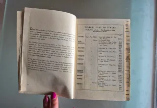 Libretto Stazioni Servizio Fiat Vintage 1954