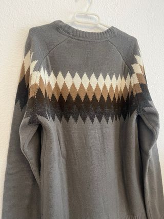 Jersey de rombos gris