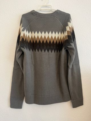 Jersey de rombos gris