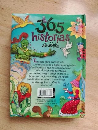 Libro de cuentos 365 historias de la abuelita