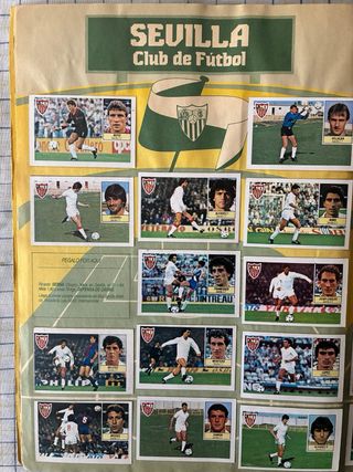 Álbum de cromos de la Liga 84-85 1ª División