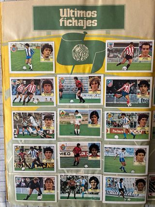 Álbum de cromos de la Liga 84-85 1ª División