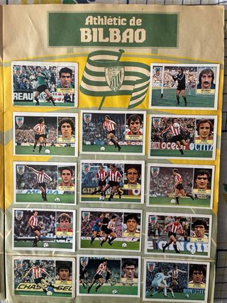 Álbum de cromos de la Liga 84-85 1ª División
