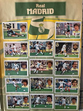 Álbum de cromos de la Liga 84-85 1ª División
