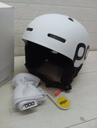Casco de esquí POC blanco