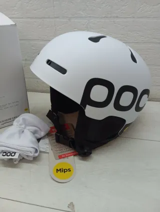 Casco de esquí POC blanco