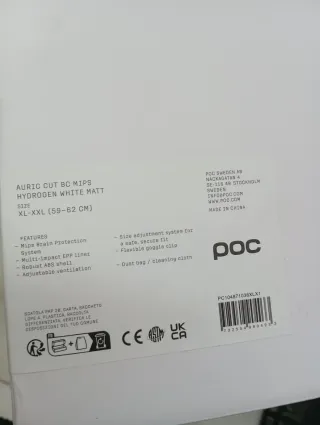 Casco de esquí POC blanco