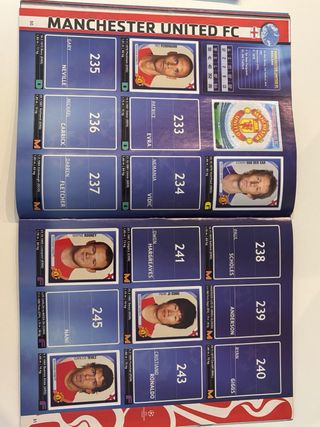 Album Champions League 2007-2008 Panini con Messi