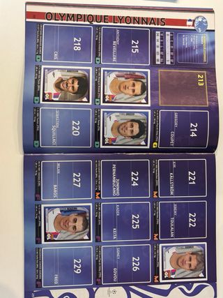 Album Champions League 2007-2008 Panini con Messi