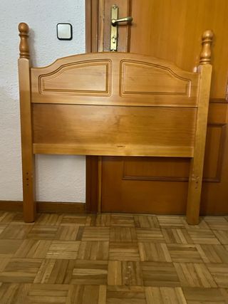 Cabecero de madera cama 90