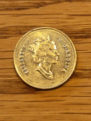 Moneda Canadá 25 cent. 1994