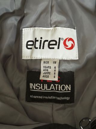 Pantalón de esquí Etirel negro T6