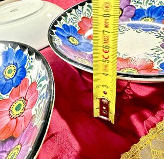 12 Platos Pickman S.A. Sevilla Florales