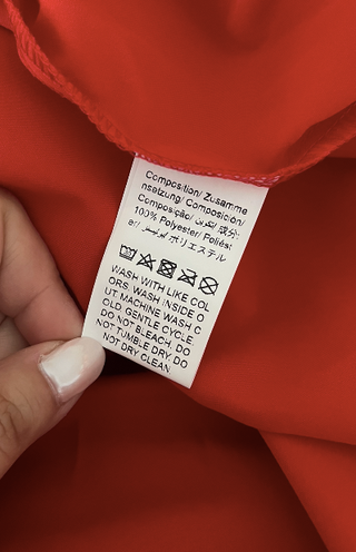 Vestido camisero rojo