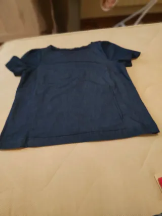 T-shirt in denim fabric