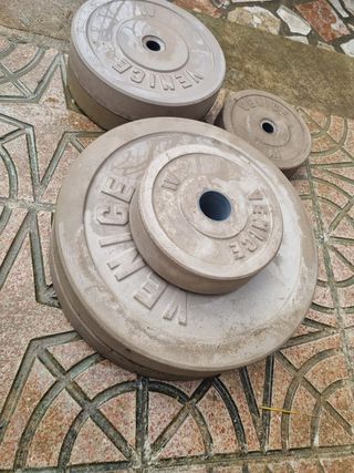 2 Pesas 5Kg + 4 de 20Kg 28mm | Precio increíble