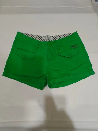 Shorts verdes Rip Curl mujer