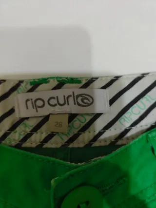 Shorts verdes Rip Curl mujer