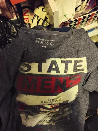 Camiseta verde manga larga talla xl