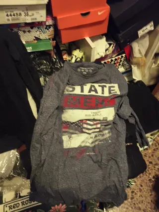 Camiseta verde manga larga talla xl