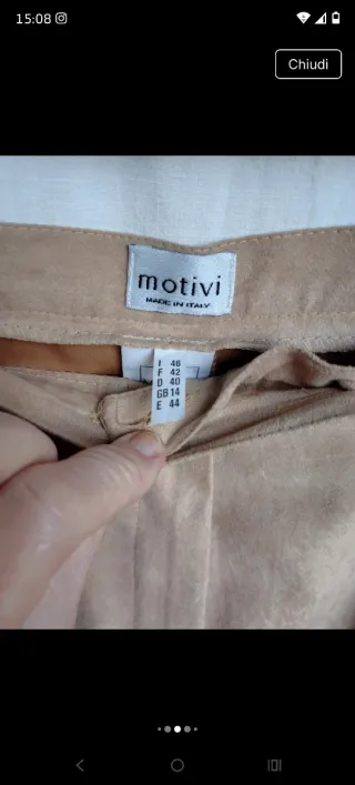 Max Mara Giacca e Pantaloni Motivi Tg 46