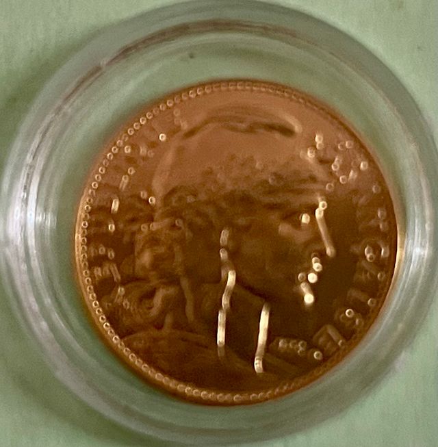 Moneda Francesa Oro puro  1911