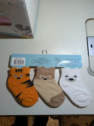 Calzini neonato Disney 3 paia offerta