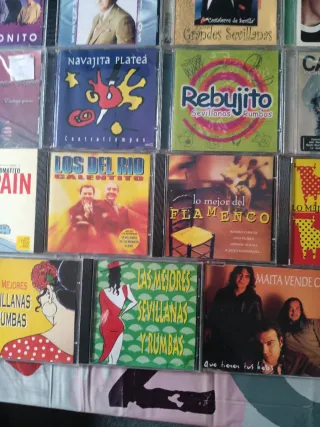 Lote A: 19 CDs Flamenco y Sevillanas
