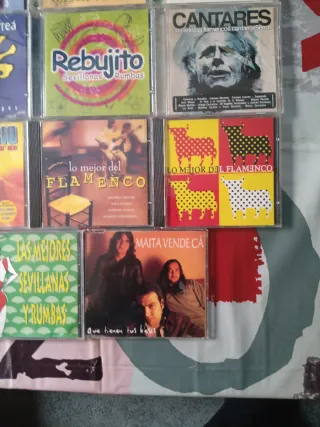 Lote A: 19 CDs Flamenco y Sevillanas