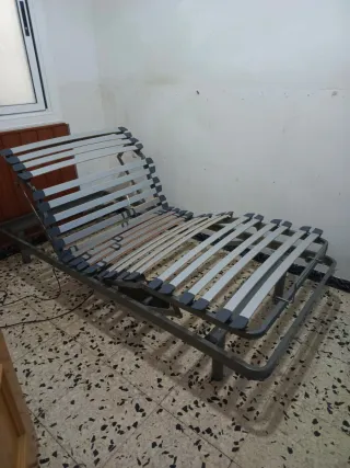 Cama articulada eléctrica con colchón