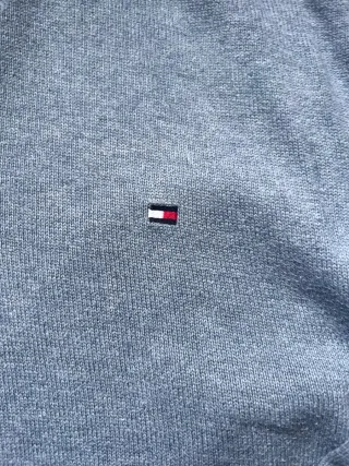 Jersey Tommy Hilfiger cremallera gris M